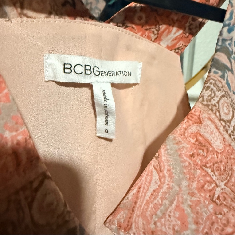 BCBGeneration Paisley Print Ruffle Dress – - Picture 5 of 8